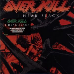 Overkill-I Hear Black-LP Vinyl 2023 orange