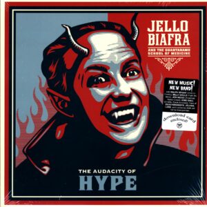 Jello Biafra And The Guantanamo School Of Medicine-The Audacity Of Hype green bat label-LP Vinyl