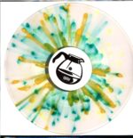 Joey Cape-Split-clear with green and yellow splatter 12 Vinyl