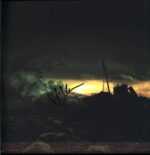 A Storm Of Light-And We Wept The Black Ocean Within signed blue green-LP