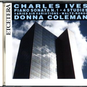 Charles Ives-Piano Sonata N. 1 4 Studies Varied Air Variations Waltz-Rondo-CD