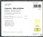 Luigi Nono-Fragmente - Stille An Diotima-CD