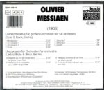 Olivier Messiaen-Chronochromie L'Ascension-CD