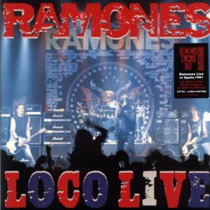 RAMONES - Loco Live [RSD 2025 Exclusive] - Limited 2 x 140g 12 Blue (disc1) and Red (disc2) vinyl album. RSD 2025. RSD 2025