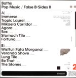 Baths-Pop Music False B-Sides II-cream LP Vinyl