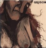 Grusom-Grusom-black clear marbled LP Vinyl