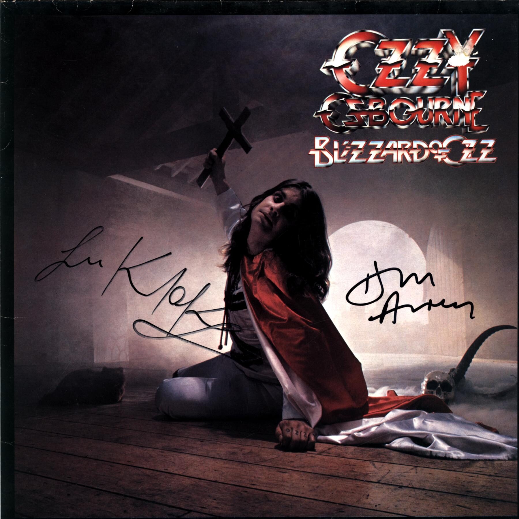 Ozzy Osbourne-Blizzard Of Ozz NL 1980 signed-LP Vinyl
