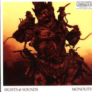 Sights and Sounds-Monolith-yellow and red LP Vinyl