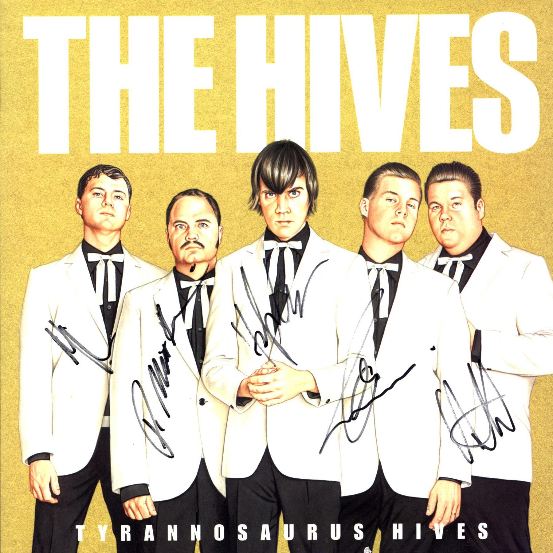 The Hives-Tyrannosaurus Hives-LP Vinyl 2004 signed