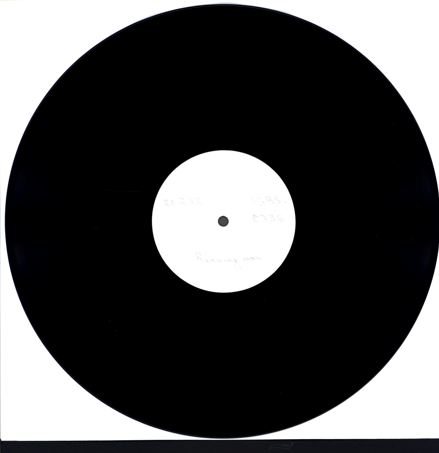 The Running Man-The Running Man-2LP Vinyl Test pressing