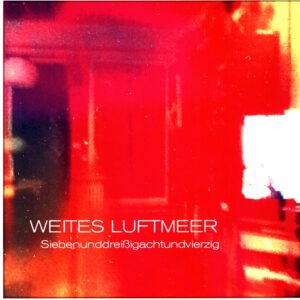 Weites Luftmeer-Siebenunddreißigachtundvierzig magenta-LP Vinyl
