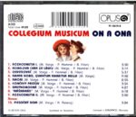 Collegium Musicum-On A Ona-CD