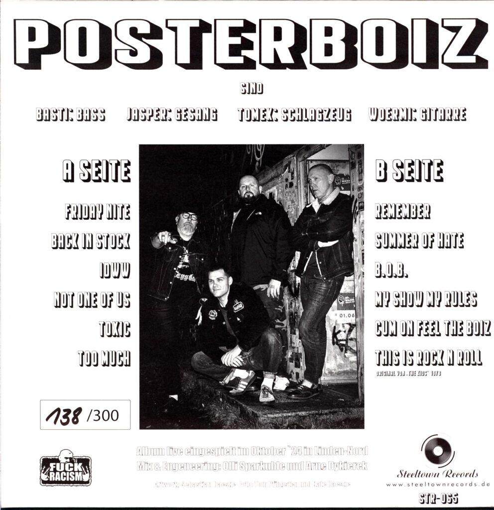 Posterboiz-Summer of hate-LP Vinyl white