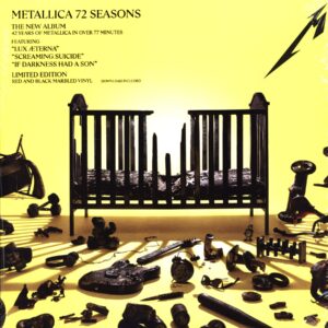Metallica-72 Seasons-LP Vinyl red-black marbled
